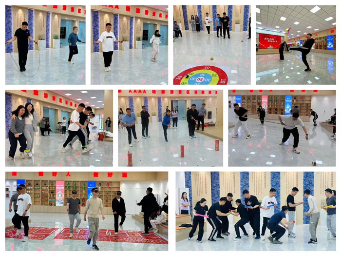 轻工供销公司组织开展“弘扬五四精神，绽放青春风采”趣味运动会活动